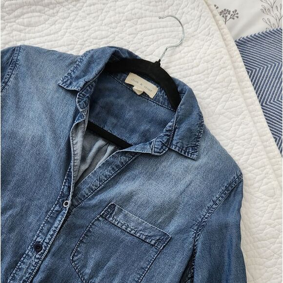 Cloth & Stone Denim Shirt - Picture 1 of 9